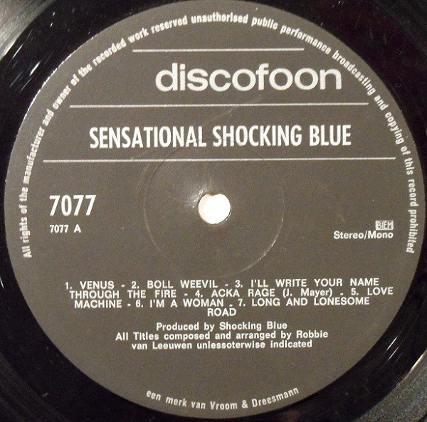 Shocking Blue - Sensational Shocking Blue