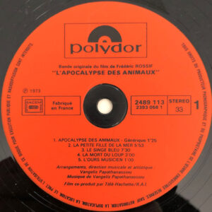 Vangelis Papathanassiou - l'Apocalypse des Animaux - Afbeelding 2