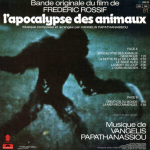 Vangelis Papathanassiou - l'Apocalypse des Animaux - Afbeelding 3