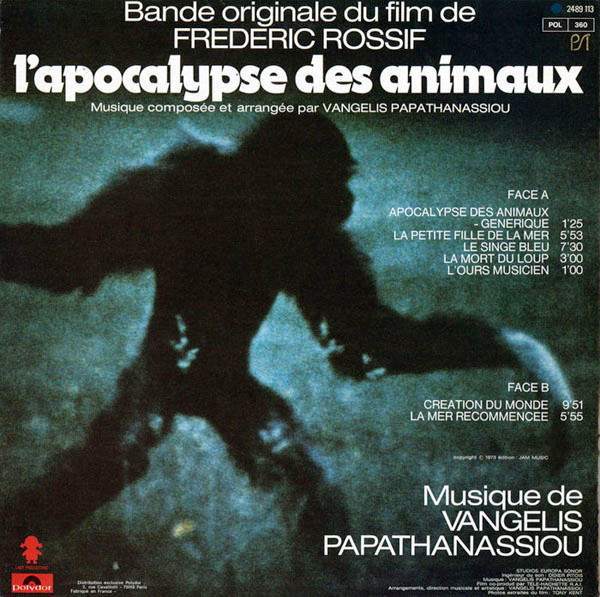 Vangelis Papathanassiou - l'Apocalypse des Animaux