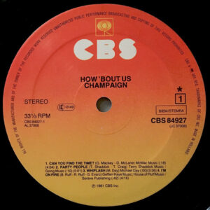 Champaign - How ' Bout Us - Afbeelding 2