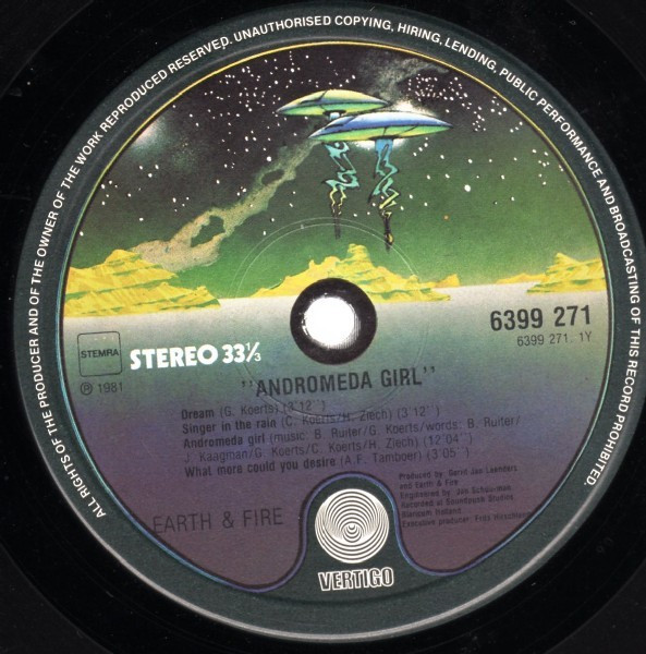 Earth & Fire - Andromeda Girl