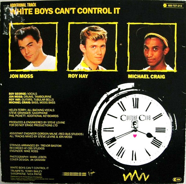 12" | Culture Club – Time (Clock Of The Heart)