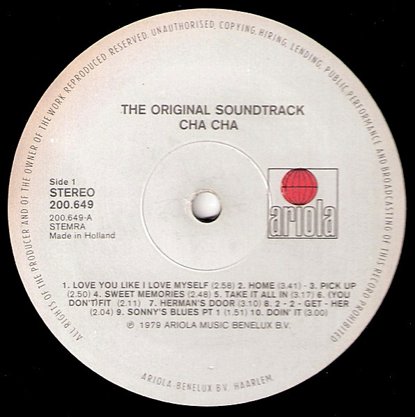 Herman Brood, Nina Hagen And Lene Lovich – Cha Cha - The Soundtrack