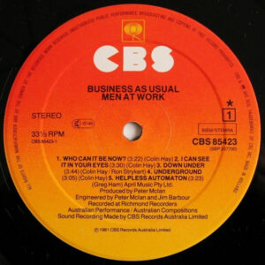 Men At Work – Business As Usual - Afbeelding 2