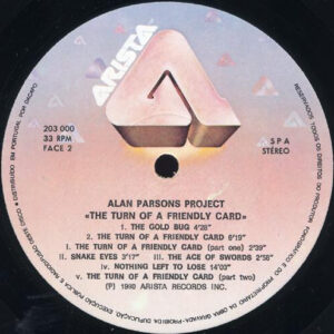 The Alan Parsons Project – The Turn Of A Friendly Card - Afbeelding 2