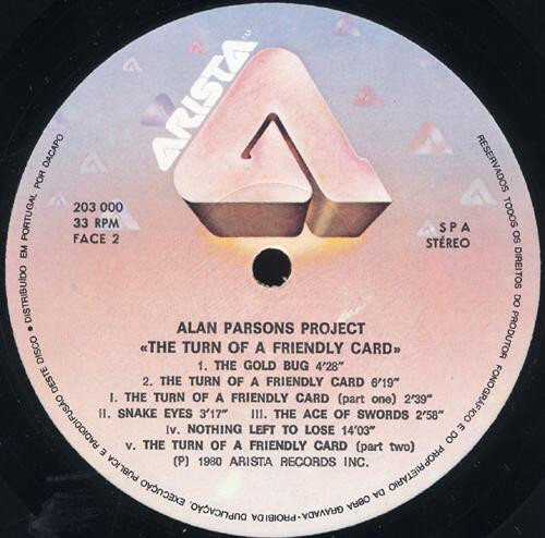 The Alan Parsons Project – The Turn Of A Friendly Card