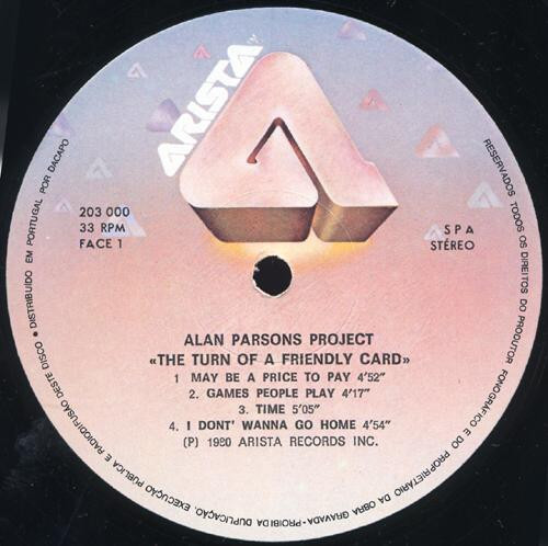 The Alan Parsons Project – The Turn Of A Friendly Card
