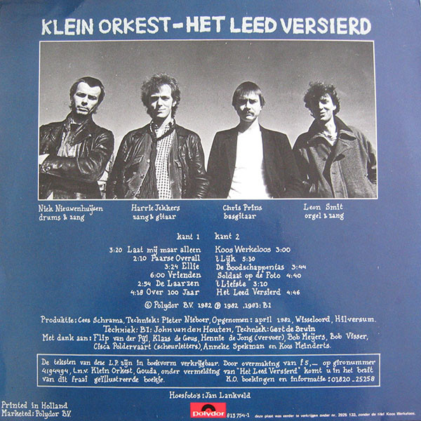 Klein Orkest – Het Leed Versierd