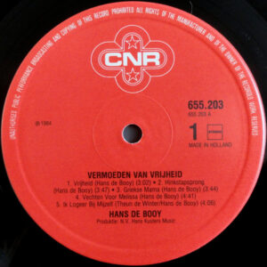 Hans De Booy – Vermoeden Van Vrijheid - Afbeelding 2