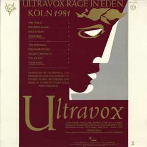Ultravox – Rage In Eden - Afbeelding 3