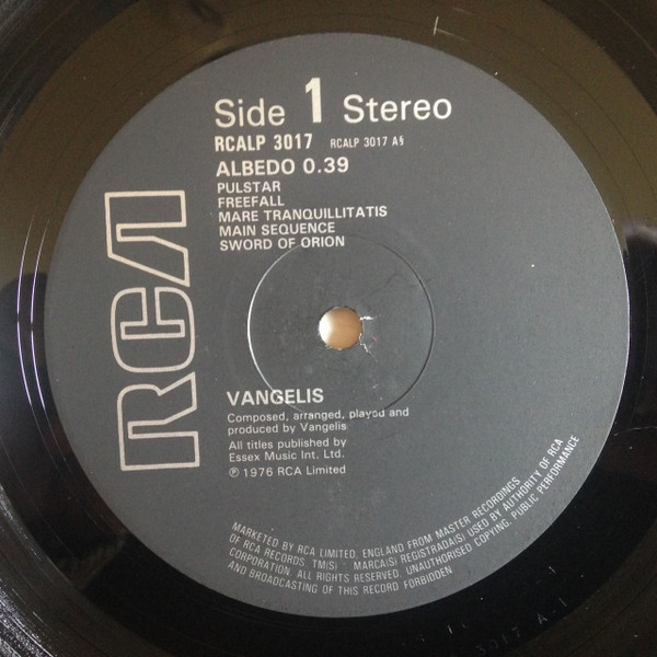 Vangelis – Albedo 0.39