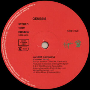 12" | Genesis – Land Of Confusion / Feeding the Fire - Afbeelding 2