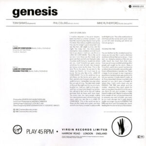 12" | Genesis – Land Of Confusion / Feeding the Fire - Afbeelding 3