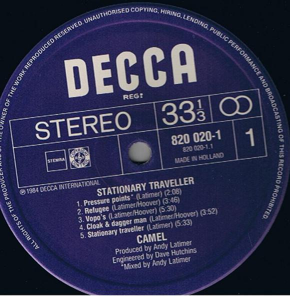 Camel – Stationary Traveller