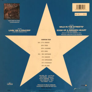12" | Bon Jovi – Livin' On A Prayer - Afbeelding 3