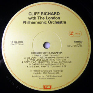 Cliff Richard With The London Philharmonic Orchestra – Dressed For The Occasion - Afbeelding 2