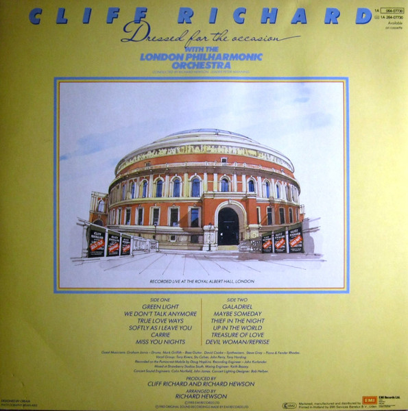 Cliff Richard With The London Philharmonic Orchestra – Dressed For The Occasion
