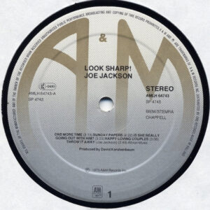 Joe Jackson - Look Sharp! - Afbeelding 2