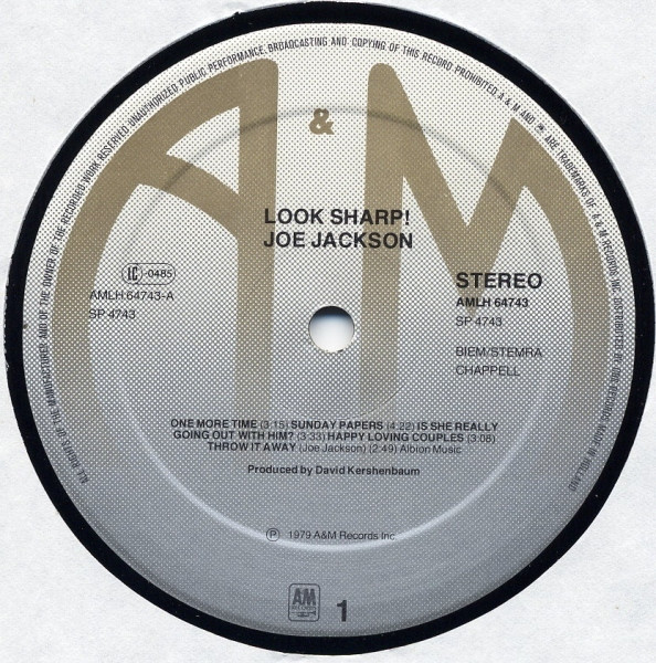 Joe Jackson - Look Sharp!