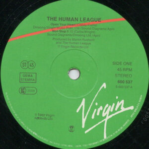 12" | Human League - Open Your Heart / Non Stop - Afbeelding 2