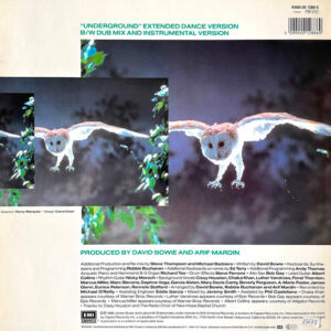 12" | David Bowie - Underground (extended dance mix / dub mix / instrumental) - Afbeelding 3