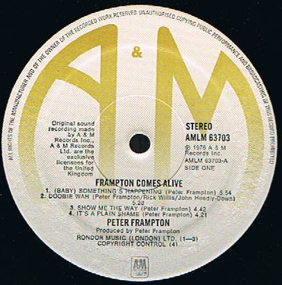 Peter Frampton - Frampton Comes Alive (2 LP)