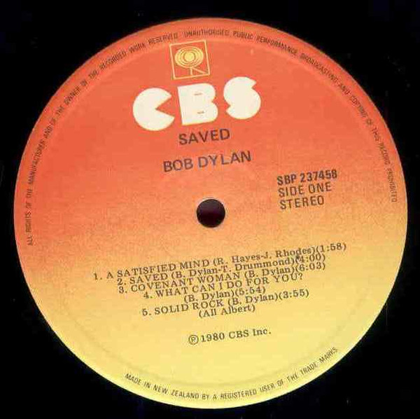 Bob Dylan - Saved