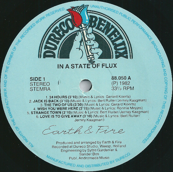 Earth & Fire - In a State of Flux