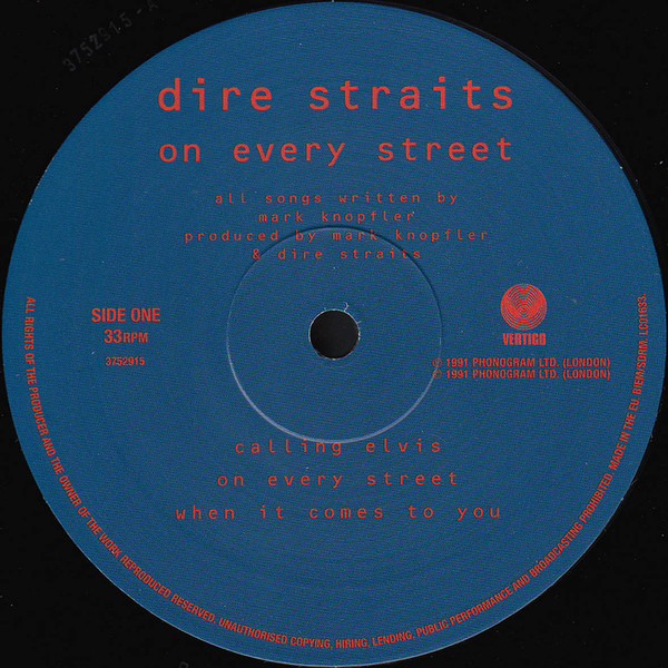 Dire Straits – On Every Street (2LP remastered)