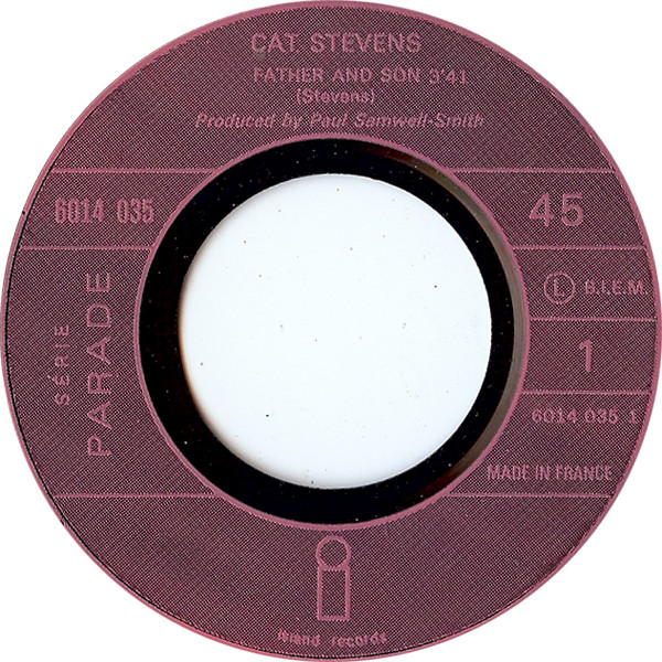 7" | Cat Stevens - Father and Son / Moon Shadow