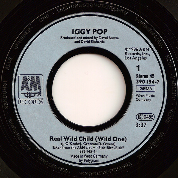 7" | Iggy Pop – Real Wild Child (Wild One)