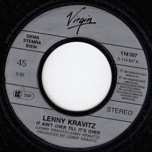 7" | Lenny Kravitz – It Ain't Over 'Til It's Over - Afbeelding 2