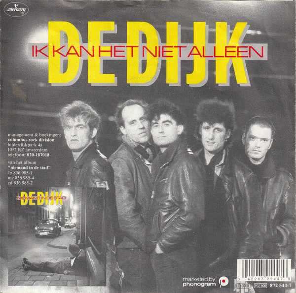 7" | De Dijk – Ik Kan Het Niet Alleen