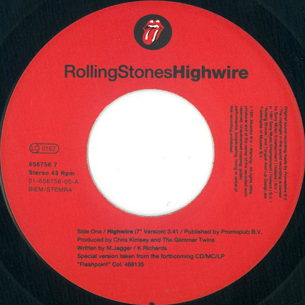 7" | Rolling Stones – Highwire