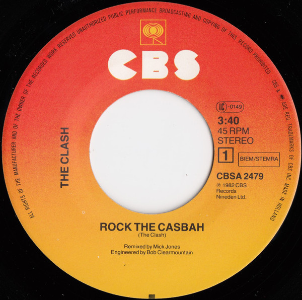 7" | The Clash – Rock The Casbah