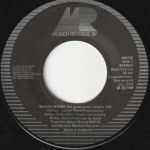 7" | Black Uhuru ‎– The Great Train Robbery - Afbeelding 2