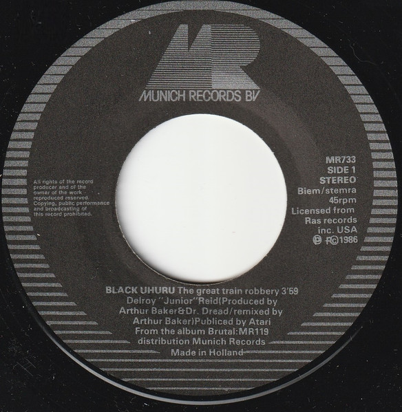 7" | Black Uhuru – The Great Train Robbery