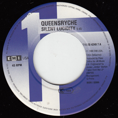 7" | Queensrÿche – Silent Lucidity