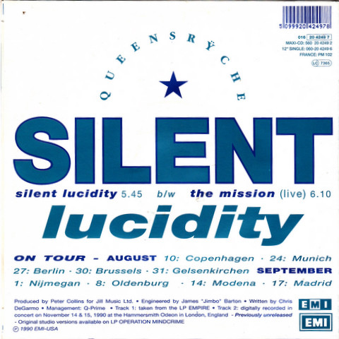 7" | Queensrÿche – Silent Lucidity