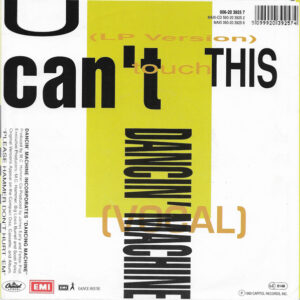 7" | MC Hammer – U Can't Touch This - Afbeelding 3