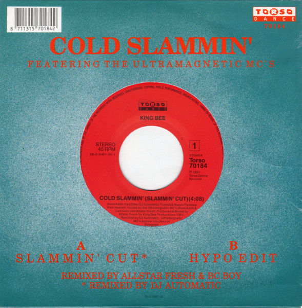 7" | King Bee – Cold Slammin'