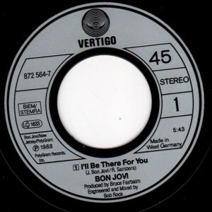 7" | Bon Jovi – I'll Be There For You - Afbeelding 2