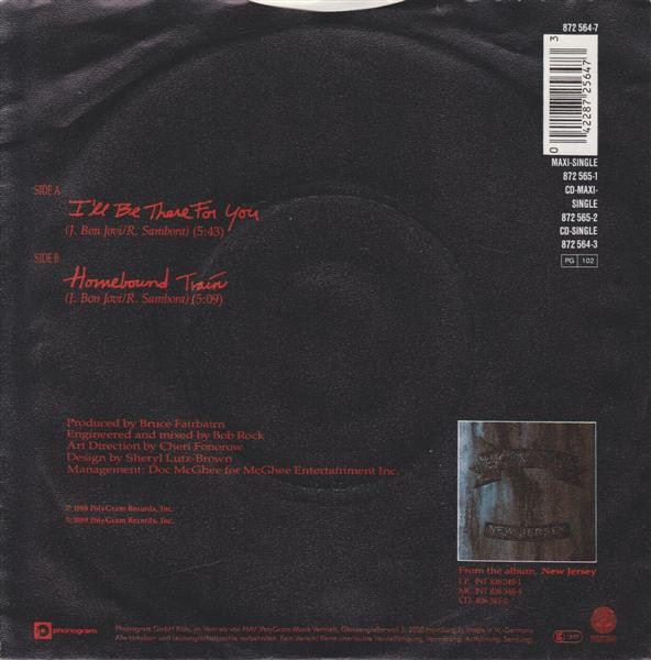 7" | Bon Jovi – I'll Be There For You