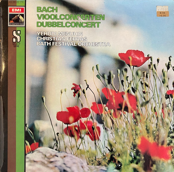 Bach, Yehudi Menuhin, Christian Ferras, Bath Festival Orchestra – Vioolconcerten Dubbelconcert