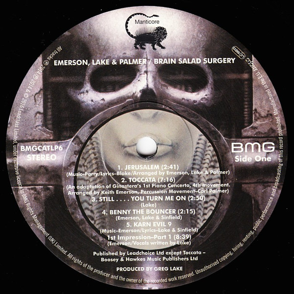 Emerson, Lake and Palmer - Brain Salad Surgery