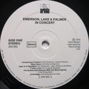 Emerson, Lake and Palmer - In Concert - Afbeelding 2