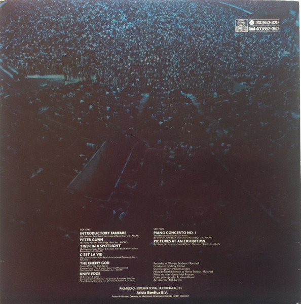 Emerson, Lake and Palmer - In Concert