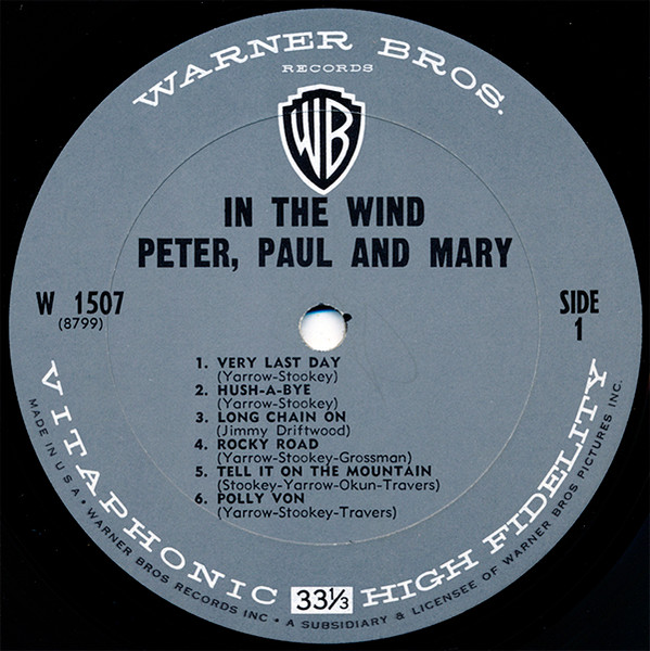 Peter, Paul and Mary - In the Wind