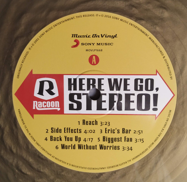 Racoon - Here We Go, Stereo!